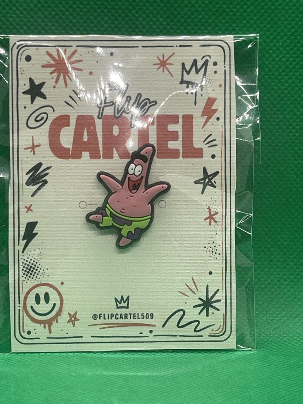 SpongeBob SquarePants Patrick Star PVC Rubber Hat Pin Collectible